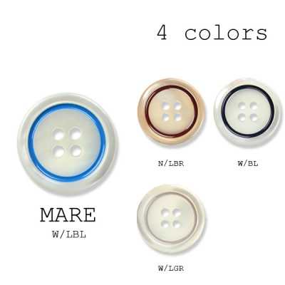 マーレ Botones de concha fabricados en Italia para trajes y chaquetas