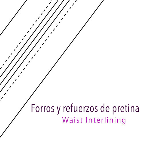 Entretela para cinturilla